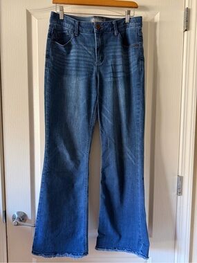 Democracy Dark Blue Flare Jeans